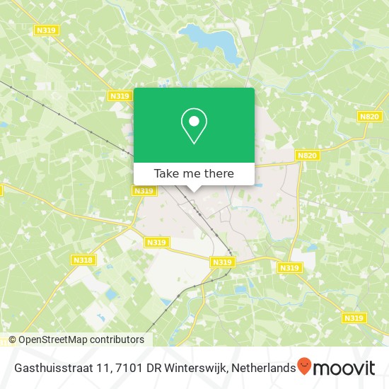 Gasthuisstraat 11, 7101 DR Winterswijk map