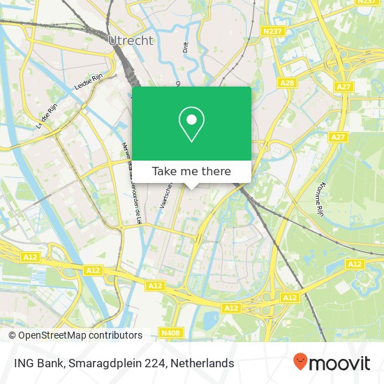 ING Bank, Smaragdplein 224 map