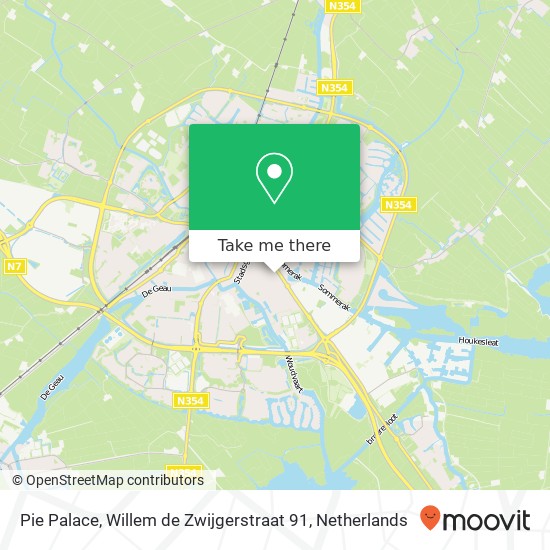 Pie Palace, Willem de Zwijgerstraat 91 Karte