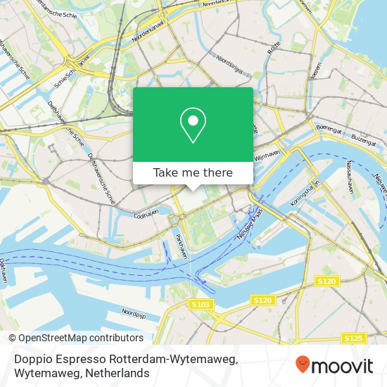 Doppio Espresso Rotterdam-Wytemaweg, Wytemaweg map