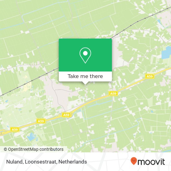 Nuland, Loonsestraat map