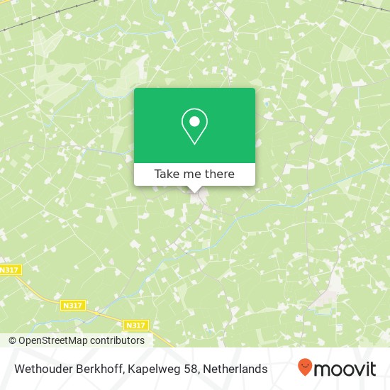 Wethouder Berkhoff, Kapelweg 58 map