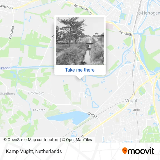 Kamp Vught map