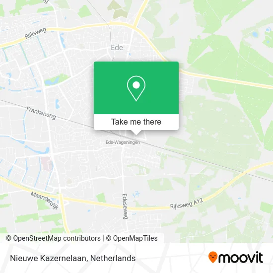 Nieuwe Kazernelaan map