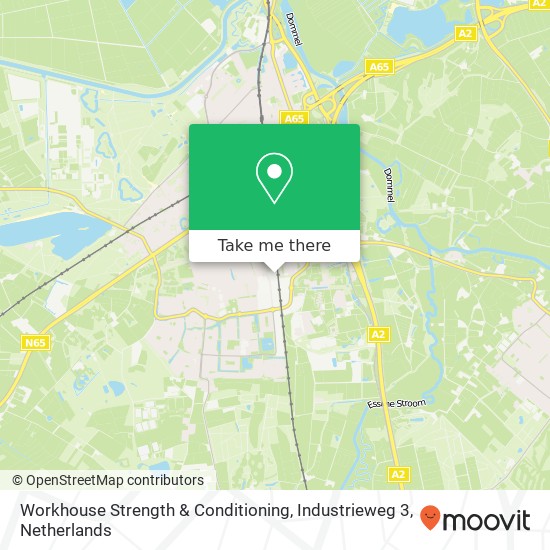 Workhouse Strength & Conditioning, Industrieweg 3 Karte