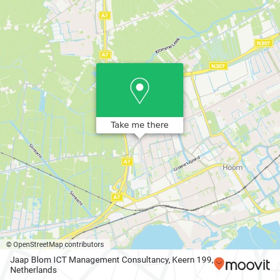 Jaap Blom ICT Management Consultancy, Keern 199 map