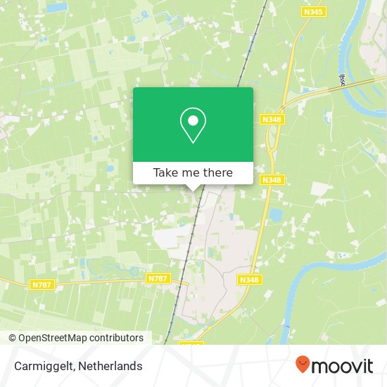Carmiggelt map