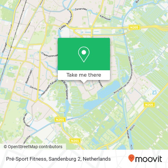 Pré-Sport Fitness, Sandenburg 2 map