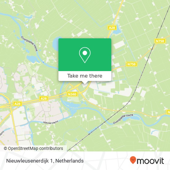 Nieuwleusenerdijk 1 map