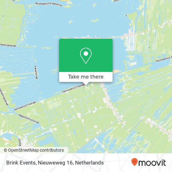 Brink Events, Nieuweweg 16 map