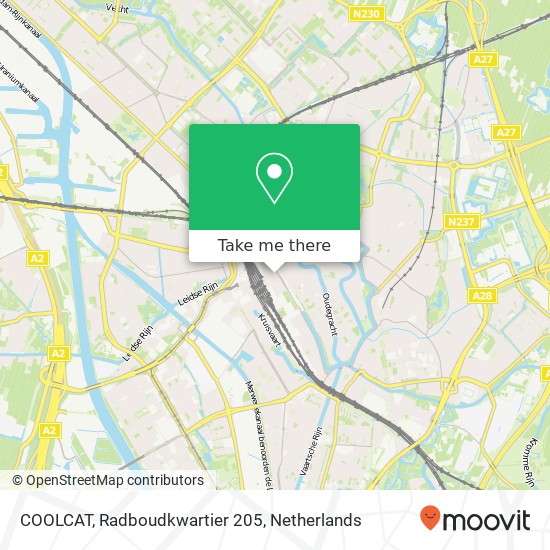 COOLCAT, Radboudkwartier 205 map