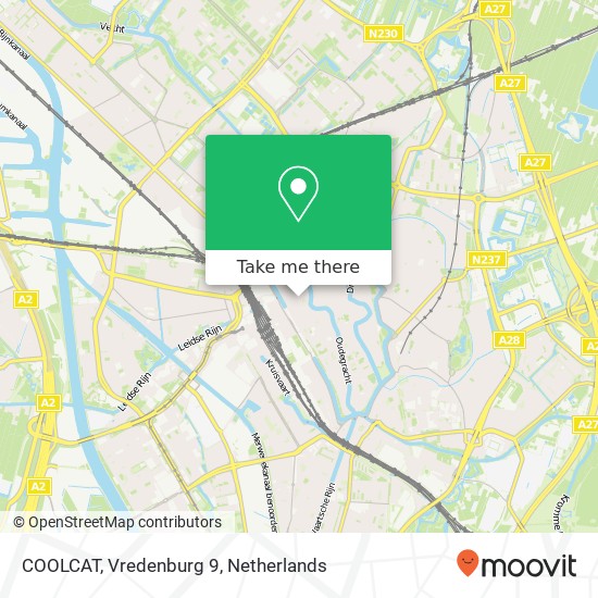COOLCAT, Vredenburg 9 map