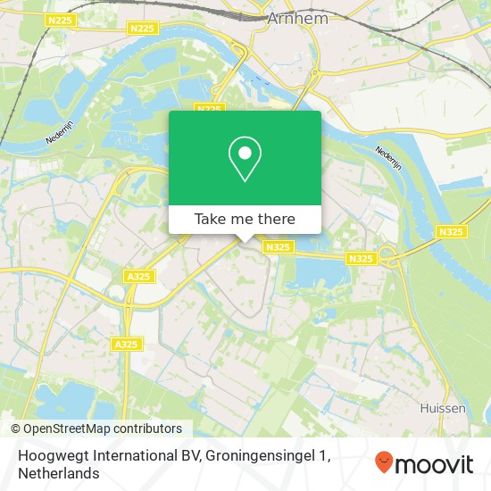 Hoogwegt International BV, Groningensingel 1 Karte