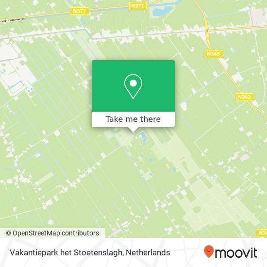 Vakantiepark het Stoetenslagh map