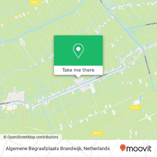 Algemene Begraafplaats Brandwijk map