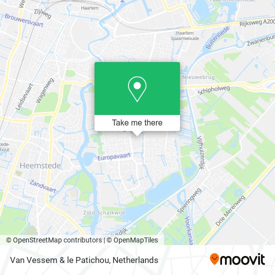 Van Vessem & le Patichou map