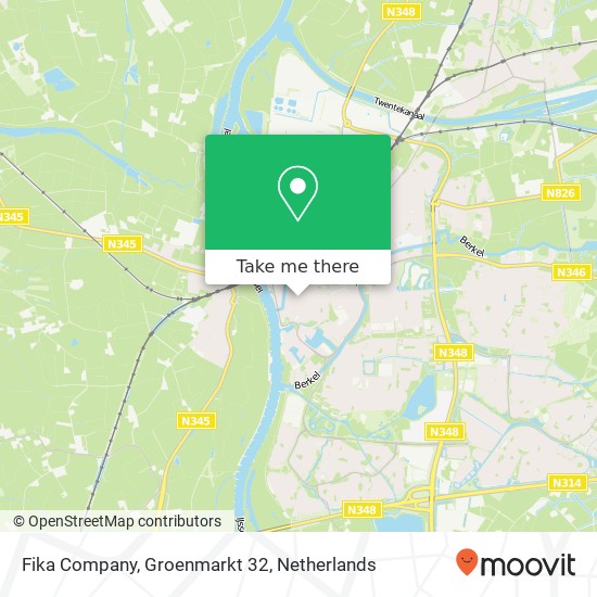 Fika Company, Groenmarkt 32 map