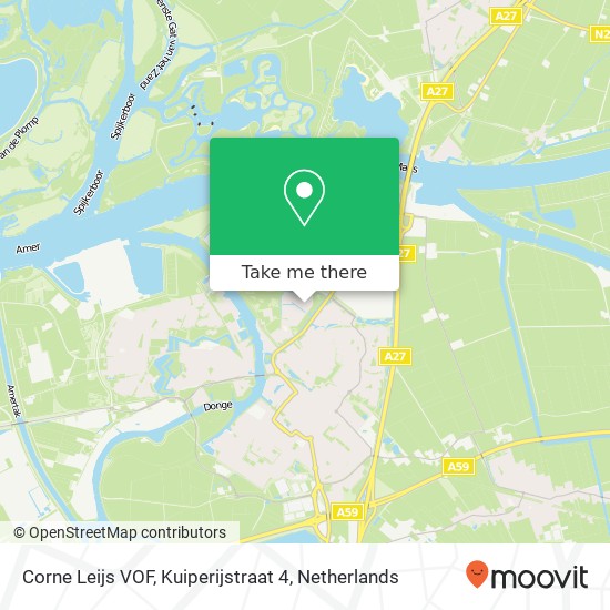 Corne Leijs VOF, Kuiperijstraat 4 map