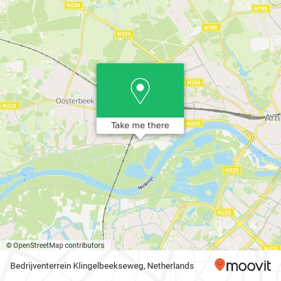 Bedrijventerrein Klingelbeekseweg Karte