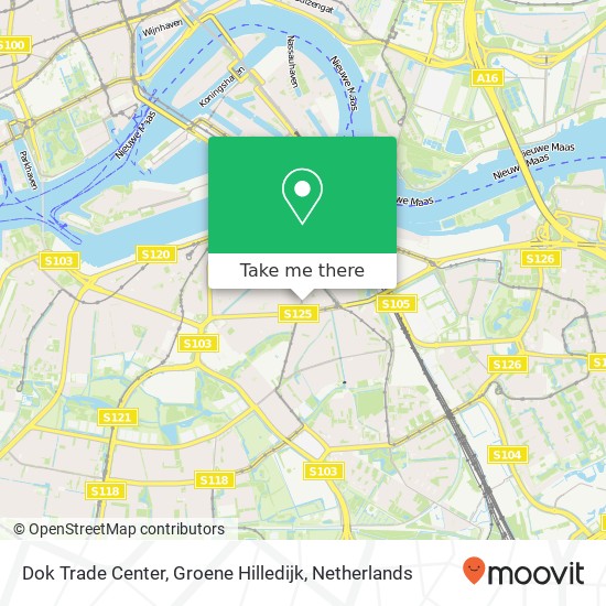 Dok Trade Center, Groene Hilledijk map