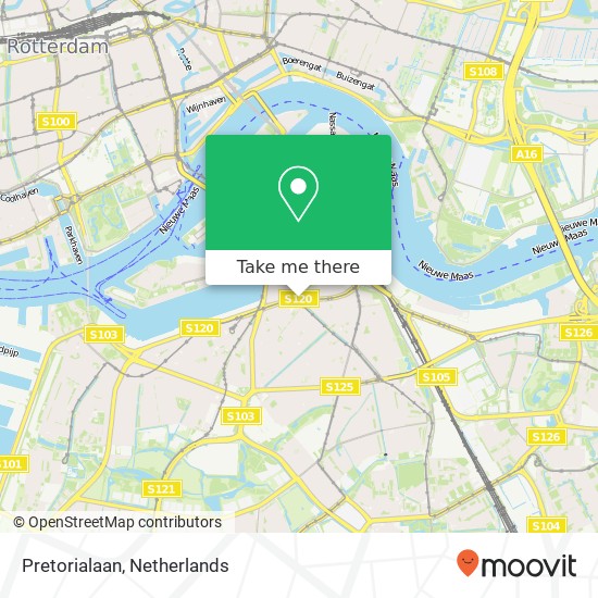Pretorialaan, 3072 Rotterdam Karte