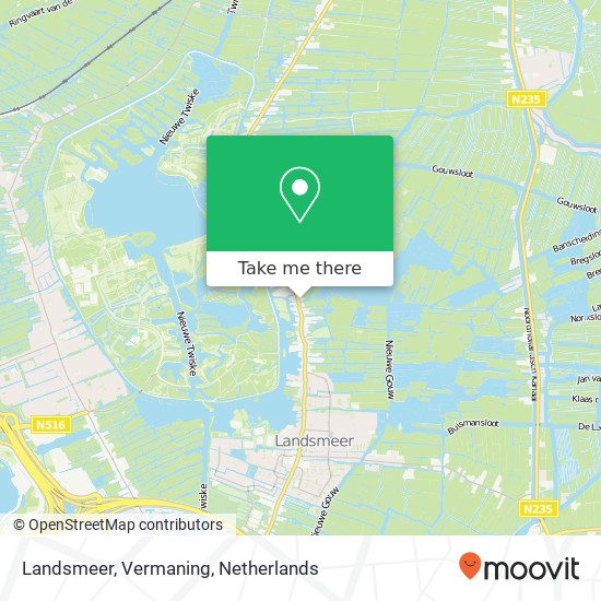 Landsmeer, Vermaning map