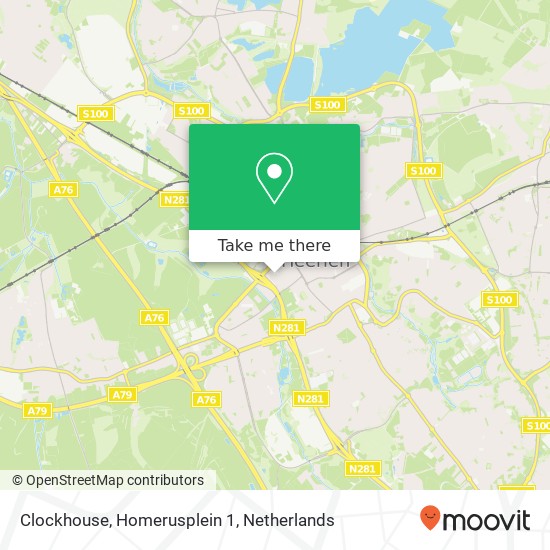 Clockhouse, Homerusplein 1 map