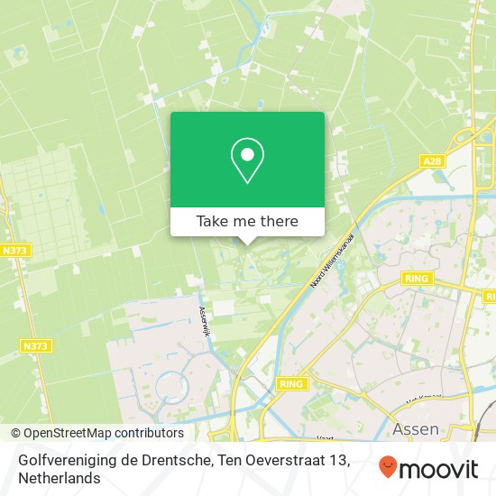 Golfvereniging de Drentsche, Ten Oeverstraat 13 Karte