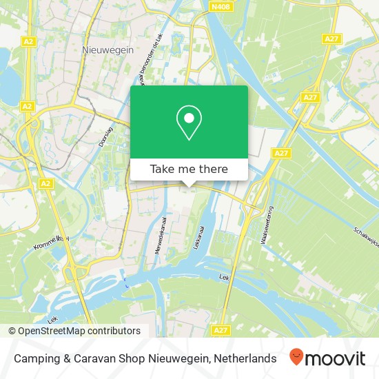 Camping & Caravan Shop Nieuwegein Karte
