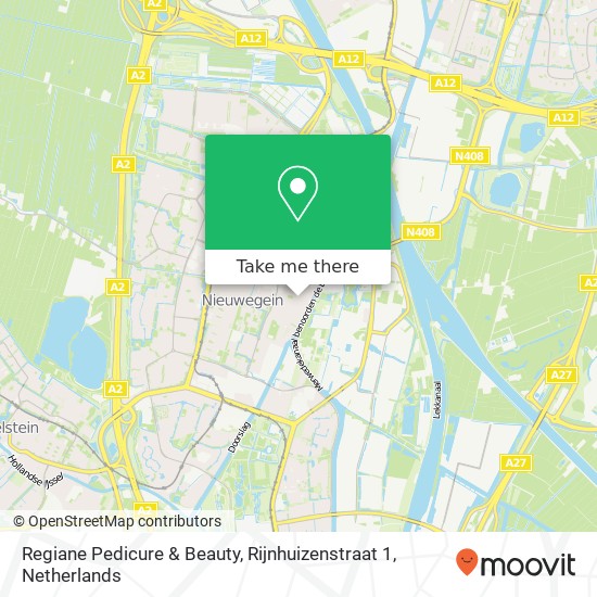 Regiane Pedicure & Beauty, Rijnhuizenstraat 1 Karte