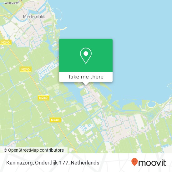 Kaninazorg, Onderdijk 177 Karte