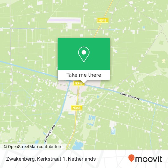 Zwakenberg, Kerkstraat 1 map