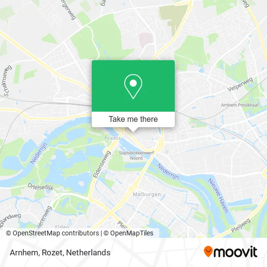 Arnhem, Rozet map