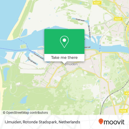 IJmuiden, Rotonde Stadspark map