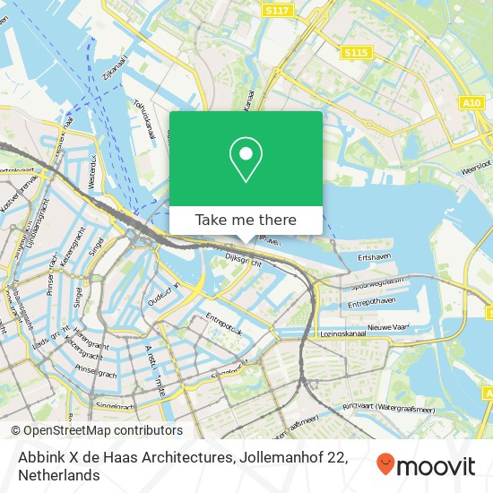 Abbink X de Haas Architectures, Jollemanhof 22 map