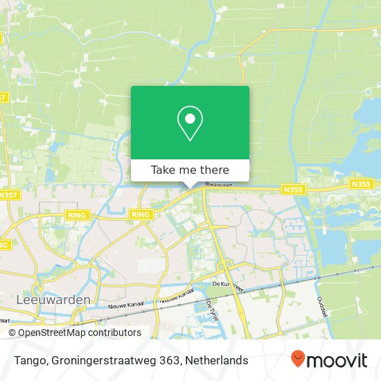 Tango, Groningerstraatweg 363 map