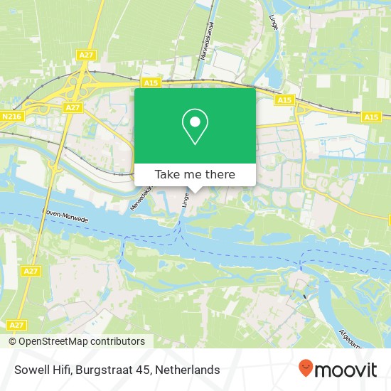 Sowell Hifi, Burgstraat 45 map