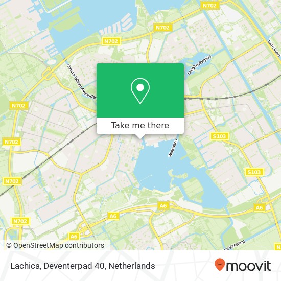 Lachica, Deventerpad 40 map