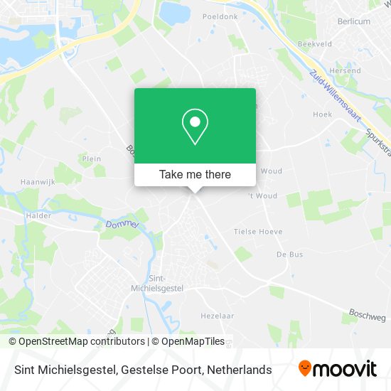 Sint Michielsgestel, Gestelse Poort map