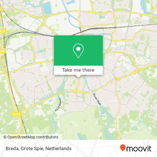 Breda, Grote Spie map