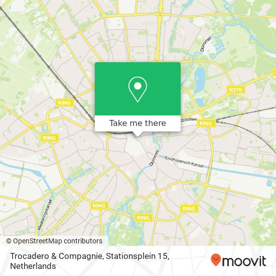 Trocadero & Compagnie, Stationsplein 15 map