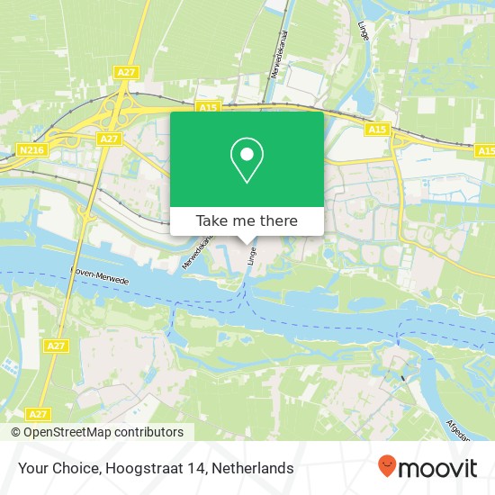 Your Choice, Hoogstraat 14 map