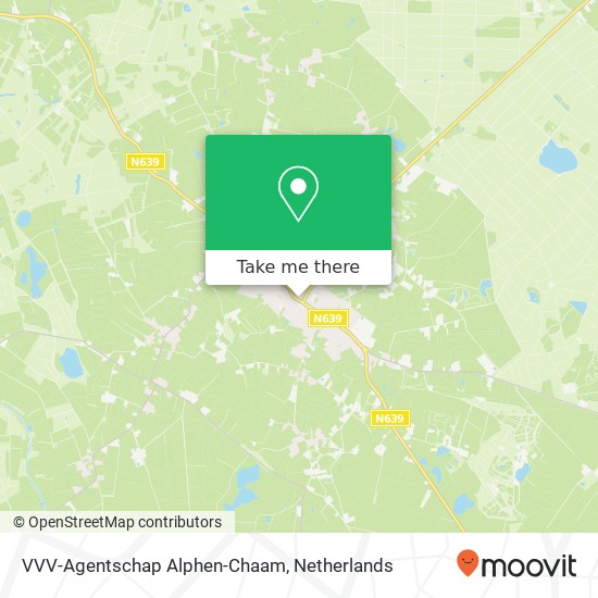 VVV-Agentschap Alphen-Chaam map