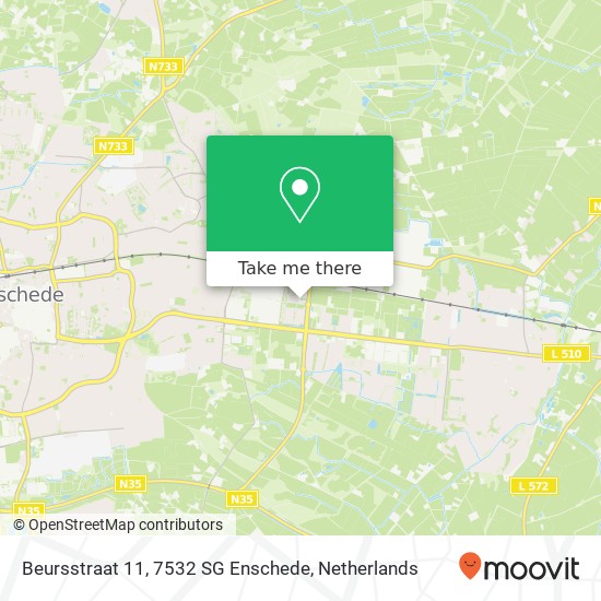 Beursstraat 11, 7532 SG Enschede map