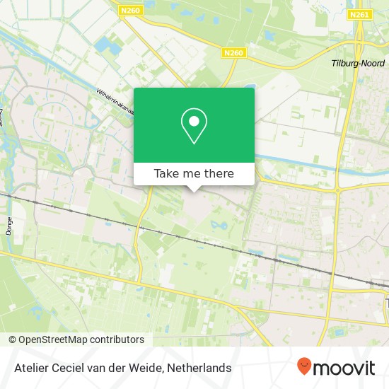 Atelier Ceciel van der Weide map