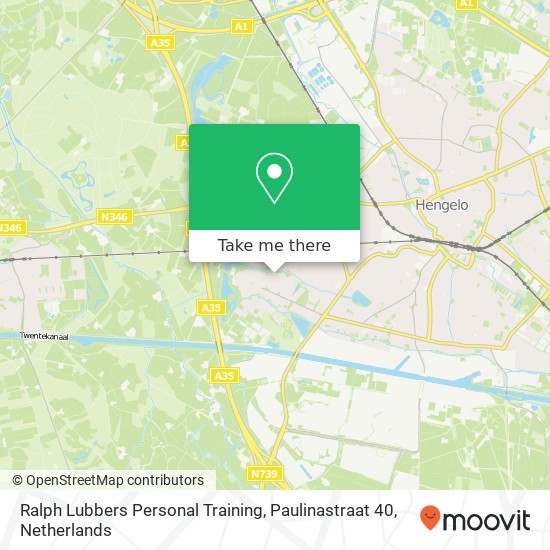 Ralph Lubbers Personal Training, Paulinastraat 40 Karte