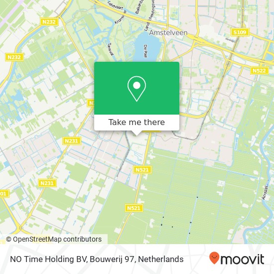 NO Time Holding BV, Bouwerij 97 map