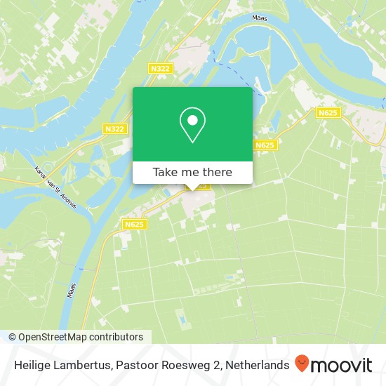 Heilige Lambertus, Pastoor Roesweg 2 map