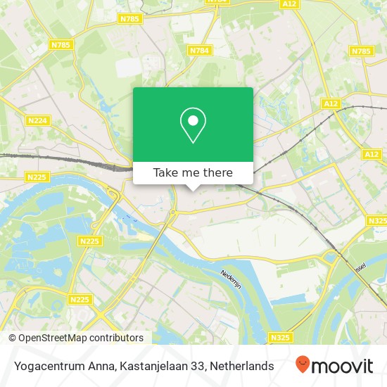 Yogacentrum Anna, Kastanjelaan 33 map