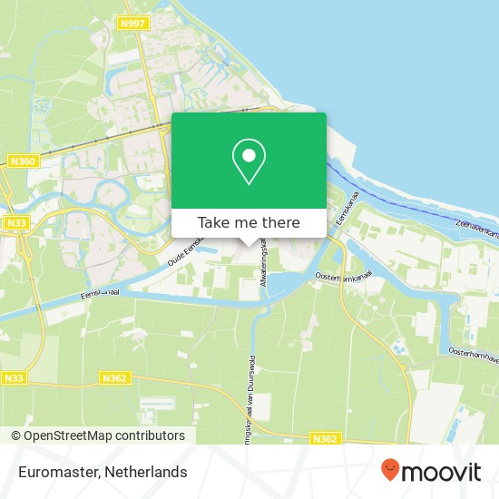 Euromaster, Rondeboslaan 28 map